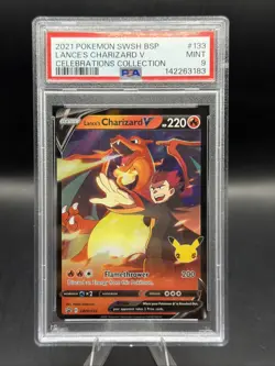 Lance's Charizard V SWSH133 SWSH: Sword & Shield Promo Cards Holo PSA 9 - Image 1