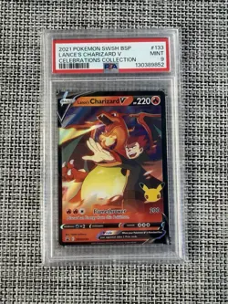 Lance's Charizard V SWSH133 SWSH: Sword & Shield Promo Cards Holo PSA 9 - Image 1
