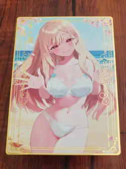 Marin Kitagawa - My Dress-Up Darling - Goddess Story Gold Metal SSR Card - Image 1