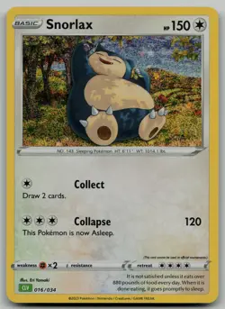 Snorlax Classic Collection Trading Card Game Classic 016/034 NM - Image 1
