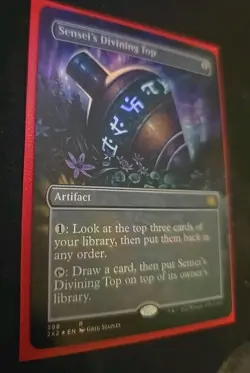 x1x Sensei's Divining Top (Borderless) Double Masters 2022 Foil - Image 2