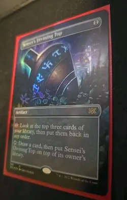 x1x Sensei's Divining Top (Borderless) Double Masters 2022 Foil - Image 3