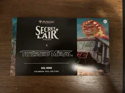 1x Sol Ring MTG Secret Lair x Twisted Metal Borderless Foil NM Sealed - Image 1