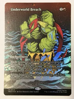 Underworld Breach - Foil - Borderless Teenage Mutant Ninja Turtles MTG - Image 1