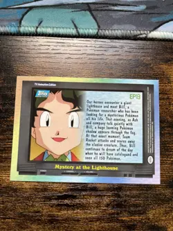 2000 TOPPS POKEMON TV ANIMATION SER 2 #EP13 MYSTERY AT THE LIGHTHOUSE HOLO - Image 2
