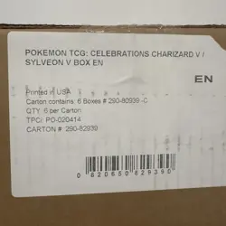 Pokemon TCG Celebrations Sealed GOD CASE - Lance’s Charizard & Dark Sylveon - Image 3