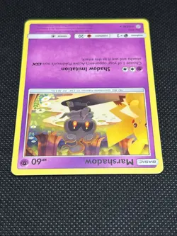 Pokemon Tcg Marshadow 103/236 Sun and Moon: Cosmic Eclipse Non Holo - Image 3
