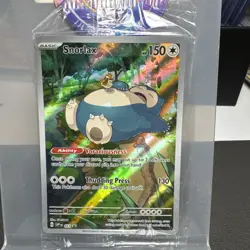 Pokemon TCG Snorlax SVP051 Scarlet & Violet 151 ETB Full Art Promo SEALED - NM/M - Image 1