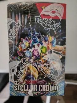 Pokemon TCG Scarlet & Violet Sv07 Stellar Crown Booster Box Case Sealed - Image 2