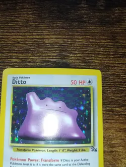 Pokemon Fossil Holo Rare Ditto 3/62 - Image 3