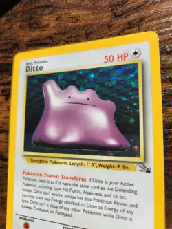 Pokemon TCG Ditto Fossil 3 Holo Unlimited Holo Rare - Image 3