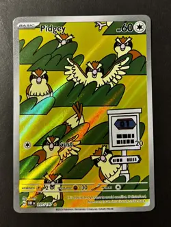 Pidgeot EX 225/197 and Pidgey 207/197 Pokemon TCG Obsidian Flames LOT - Image 4