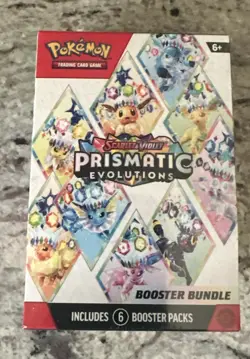 Pokemon TCG: S&V Prismatic Evolutions Factory Sealed Booster Bundle Box - Image 1