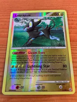 Pokemon TCG Diamond and Pearl Reverse Holo Luxray 7/130 - Image 1
