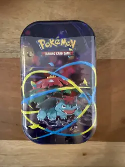 POKEMON MEGA HEROES MINI TIN MEGA VENUSAUR ARTWORK 2 PACKS NEW FACTORY SEALED! - Image 1