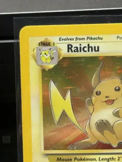 Pokemon Raichu Holo Rare Unlimited Fossil, 14/62, Lp+ Condition - Image 3