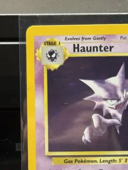 Pokemon TCG Haunter 6/62 Fossil Unlimited Holo Rare 1999 Vintage - Image 3