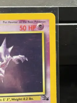 Pokemon TCG Haunter 6/62 Fossil Unlimited Holo Rare 1999 Vintage - Image 4