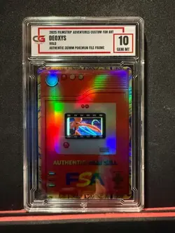 🔥DEOXYS 35MM RARE FILM FRAME CELL FROM POKEMON THE MOVIE 2000 CG 10 🔥 - Image 1