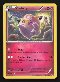 Pokemon - Clefairy 81/122 - Breakpoint - Common - Non holo - 2016 - Image 3