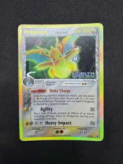 Pokemon TCG Dragonite Reverse Holo Rare Delta Species 3/113 - Image 1