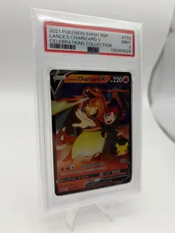 Pokemon Lance's Charizard V SWSH133 Sword & Shield Promo Holo English 2021 PSA 9 - Image 2