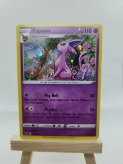 Pokemon Espeon SWSH174 Promo Holo Sword & Shield TCG 2021 Tika Matsuno - Image 1