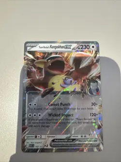 Pokemon Team Rocket's Kangaskhan EX 162/217 ASC Basic EX Holo 230HP - Image 1
