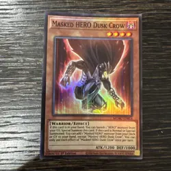 Masked HERO Dusk Crow (Super Rare) MZMU-EN014 - Image 1