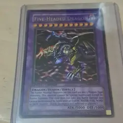 Yu-Gi-Oh! TCG Konami Five-Headed Dragon Ultra Rare SD09-ENSS1 Limited Edition - Image 2