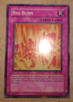 Yu-Gi-Oh! Big Burn Ioc-047 Invasion of Chaos Unlimited - Image 1
