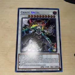 Yugioh TCG Chaos Angel MP24-EN086 Prismatic Secret Rare 1st Edition NM - Image 1