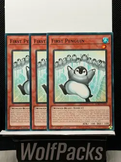 Yu-Gi-Oh! Burst Protocol - First Penguin 1st Edition BPRO-EN030 Lot X3 - Image 1