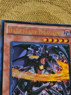 Yugioh Darkflare Dragon SDDC-EN002 1st Edition - Image 2