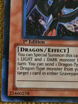 Yugioh Darkflare Dragon SDDC-EN002 1st Edition - Image 3