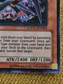 Yugioh Darkflare Dragon SDDC-EN002 1st Edition - Image 4