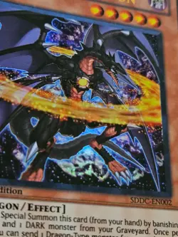Yugioh Darkflare Dragon SDDC-EN002 1st Edition - Image 5