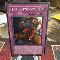 Yu-Gi-Oh! Trap Dustshoot PGD-049 Pharaonic Guardian Vintage 2003 1st Ed VLP/NM - Image 1