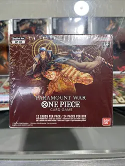 One Piece Card Game OP-02 Paramount War Booster Box Sealed - Image 1