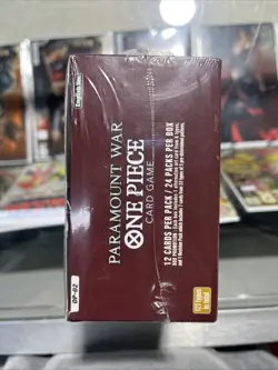 One Piece Card Game OP-02 Paramount War Booster Box Sealed - Image 3