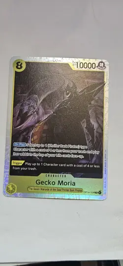 One Piece TCG Gecko Moria English OP14-104 SR Azure Sea's Seven OP14 - Image 1