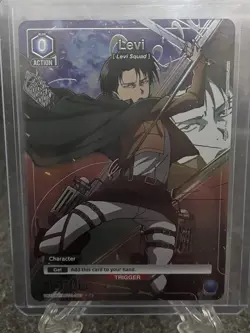 Union Arena TCG Attack On Titan - Levi - UE10BT/AOT-1-007 C* Alt Art Foil - Image 1