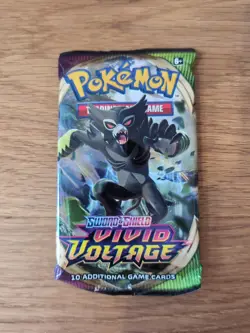 Pokemon Sword & Shield Vivid Voltage Booster Pack Cards 820650807497 - Image 1