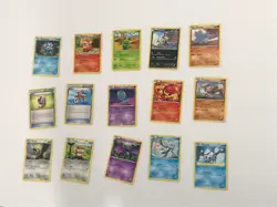 15 Pokemon Card Lot 2012 Plasma Storm Set Common Uncommon Bundle TCG Cards - Image 1