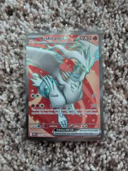 Pokemon TCG Reshiram ex 158/086 2025 White Flare Ultra Rare Card - NM - Image 1