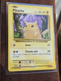 2016 Pokemon Evolutions Pikachu 35/108 NM/MINT Common Base Card Fat Pikachu - Image 2