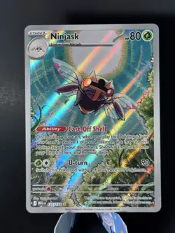 Pokemon TCG Ninjask Illustration Rare Card #137/132 - Image 1