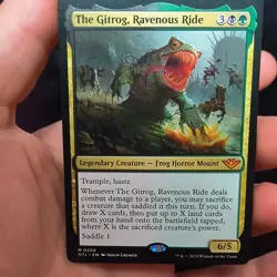 Magic: The Gathering The Gitrog, Ravenous Ride 206 Outlaws Mythic Legendary Frog - Image 1