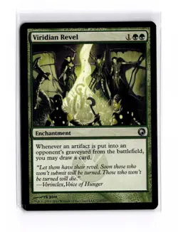 Viridian Revel Scars of Mirrodin MP Moderately Played - Image 1