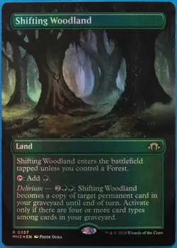 Shifting Woodland (Borderless) FOIL Modern Horizons 3 MINT (512104) ABUGames - Image 1
